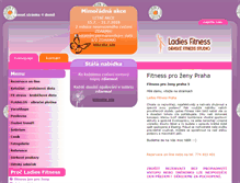 Tablet Screenshot of ladiesfitness.cz